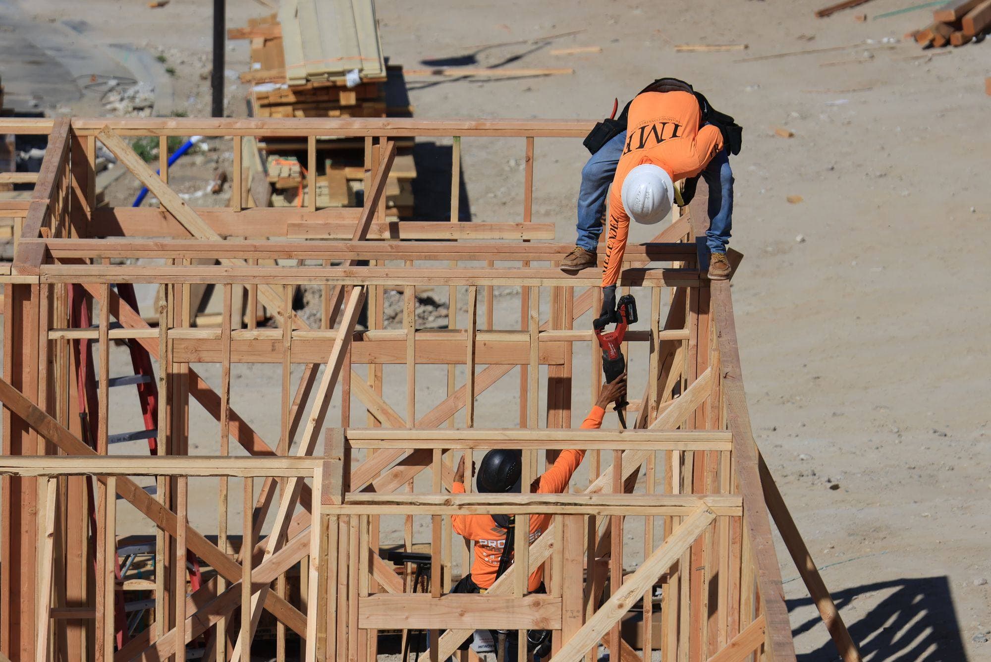 Construction on the job