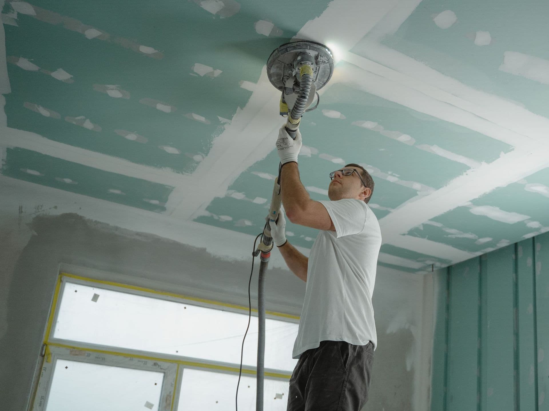 Drywall on the job