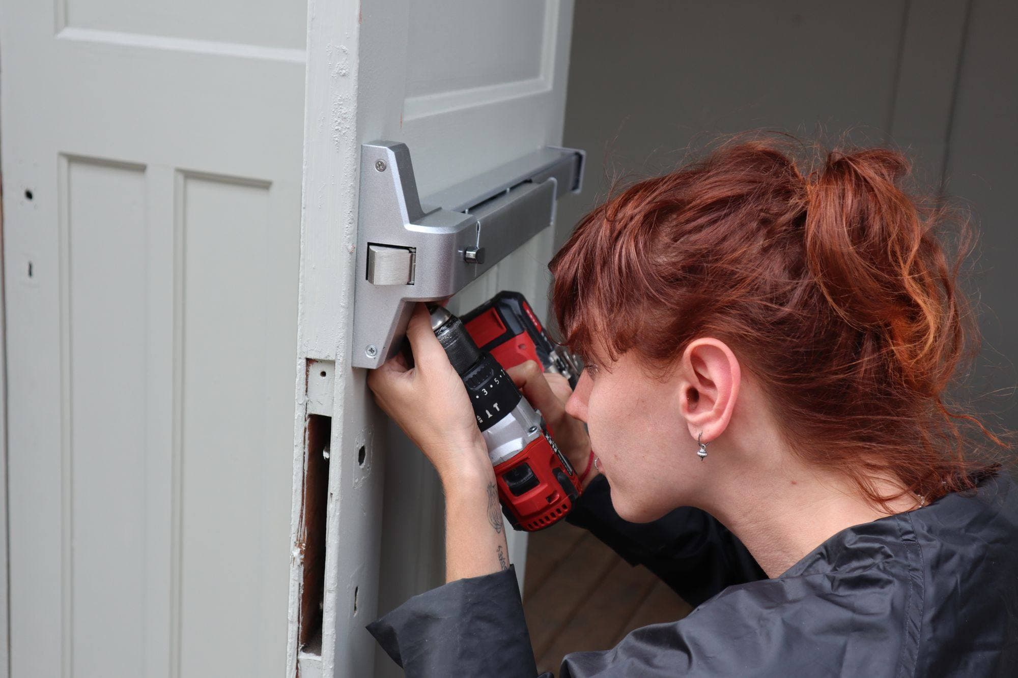 Handyman on the job