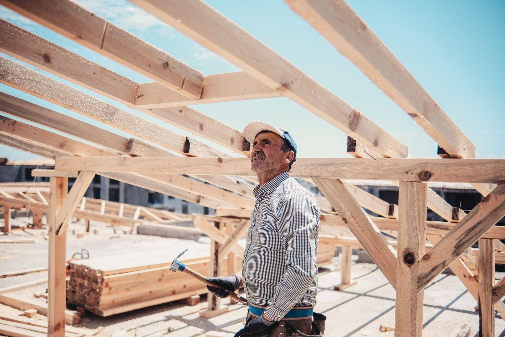 Home Builder on the job