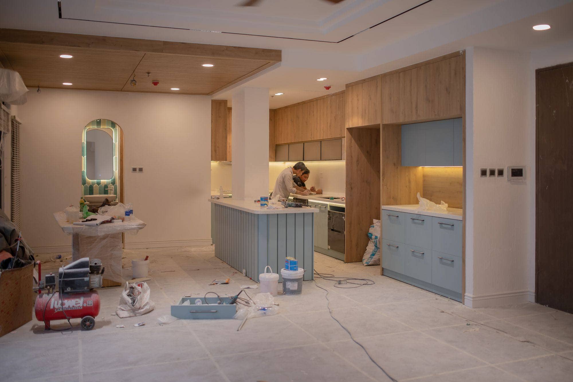 Remodeling work