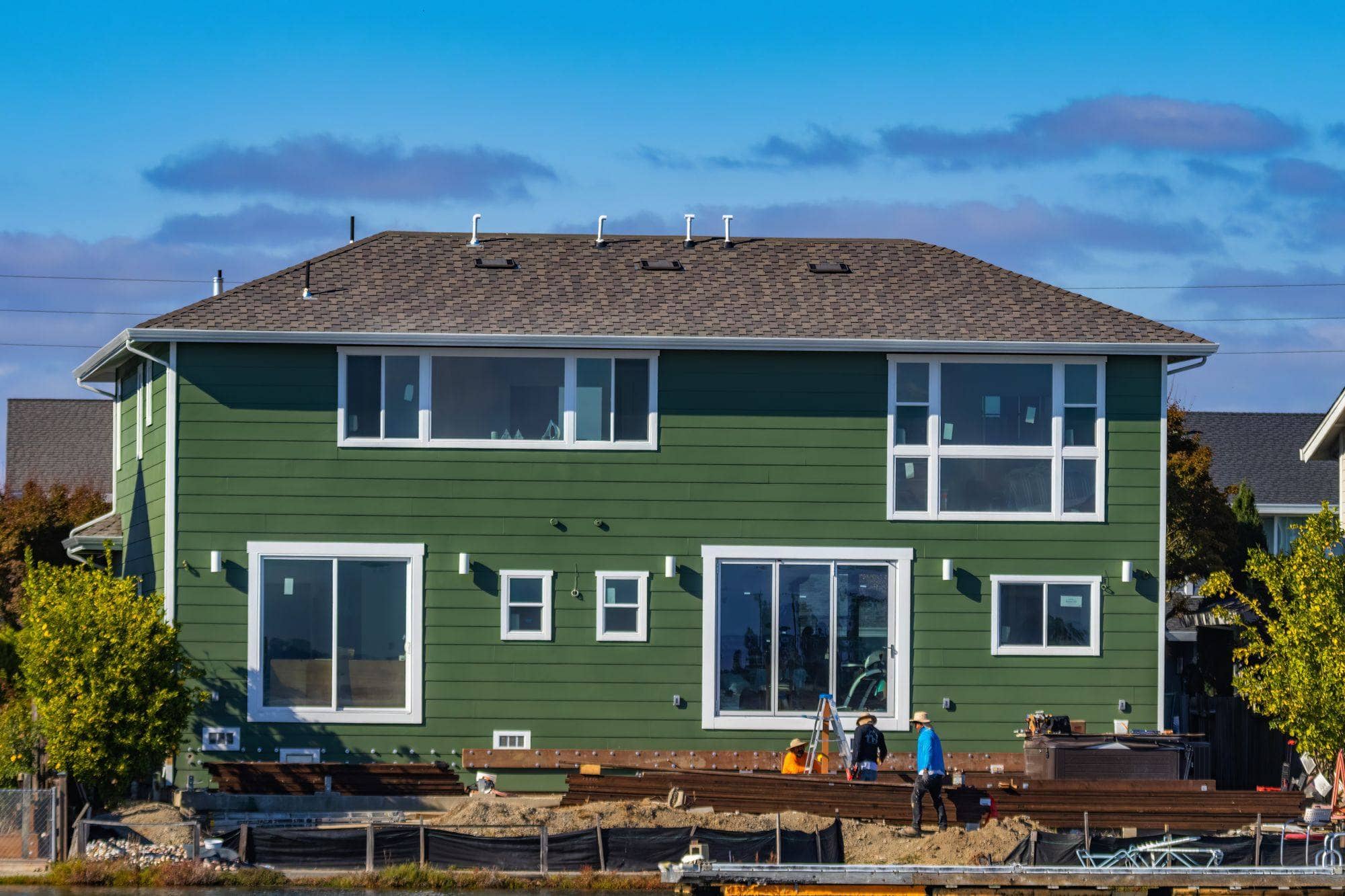 Siding work