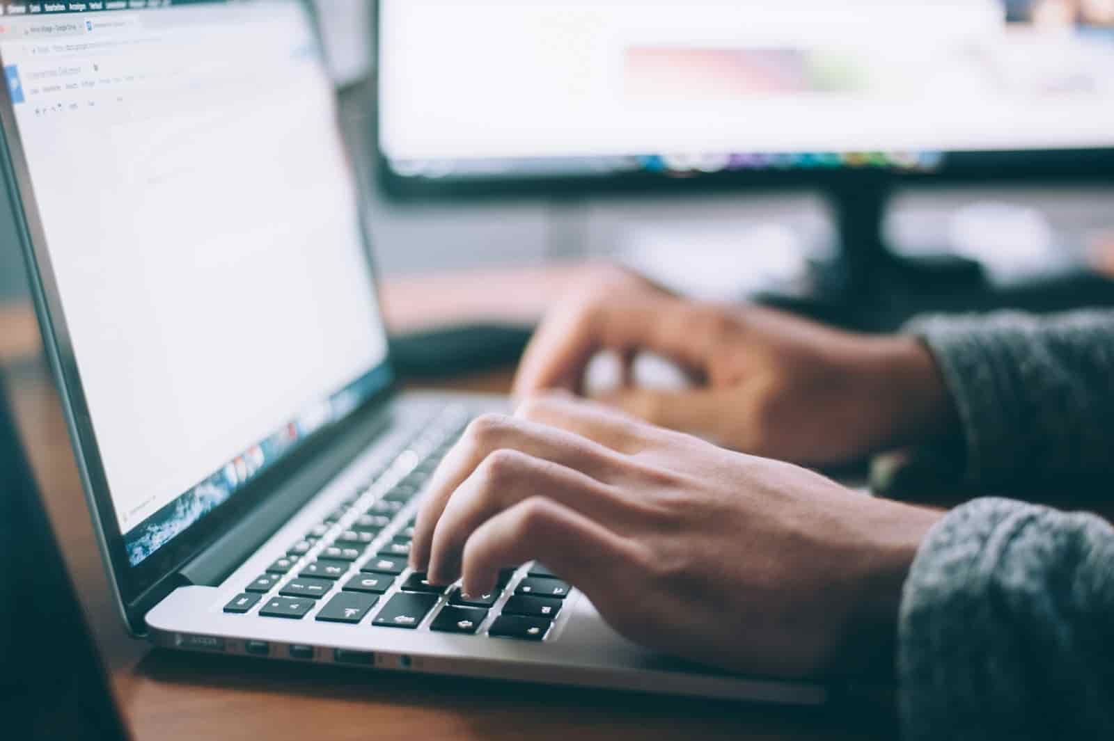 Custom software being built for a small business