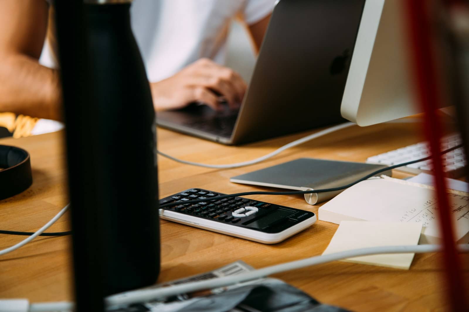 A focused office where the billing system gets built